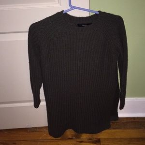 Forrest green knit sweater